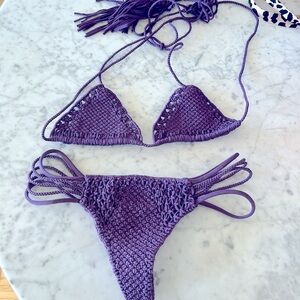 Rove swim crochet bikini set